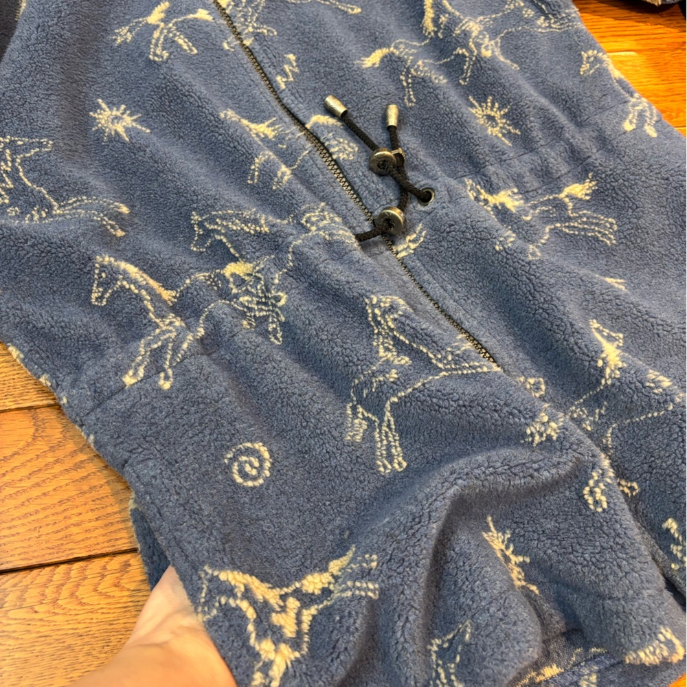 Vintage Tsunami Horse Fleece Sweater Jacket - Picture 7 of 16